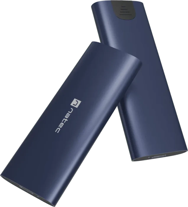 Natec Rhino M.2 NVMe Lite, Steel Navy, USB-C 3.1