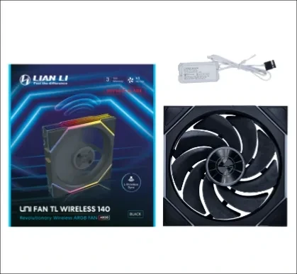 Lian Li Uni Fan TL Wireless 140 RGB, schwarz, LED-Steuerung, 140mm