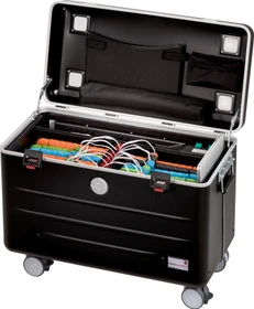 Parat Paraproject Case i16 KidsCover Lade-/Synchronisierungs-/Aufbewahrungs-Wagen schwarz, 16 iPads bis 9.7", Lightning, EU-Version