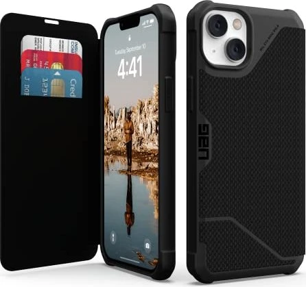 UAG Metropolis Case für Apple iPhone 14 Plus Kevlar Black