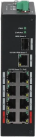Dahua PFS31 Industrial Railmount Switch, 9x RJ-45, 1x SFP, 96W PoE++ (PFS3110-8ET-96)