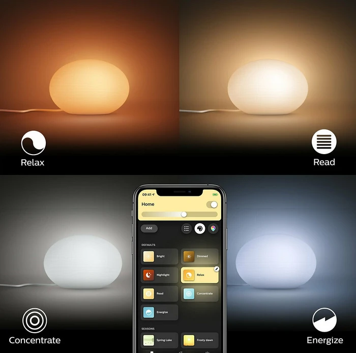 Philips Hue White and Color Ambiance Flourish Tischleuchte