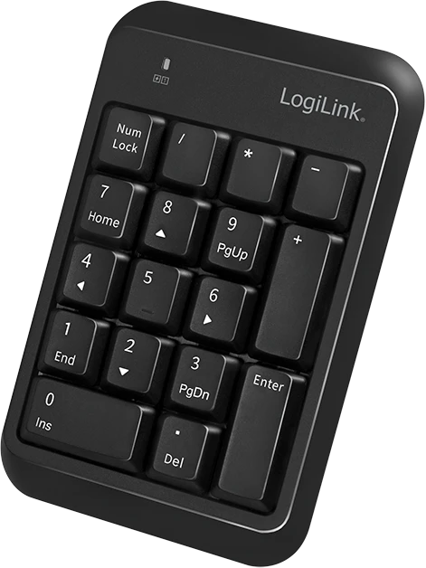LogiLink Wireless Keypad, schwarz, Bluetooth (ID0201) – Bild 2 von 8