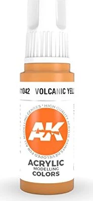AK-Interactive 3rd Gen Acrylic Colors Acrylic Modelling Colors volcanic yellow, 17ml