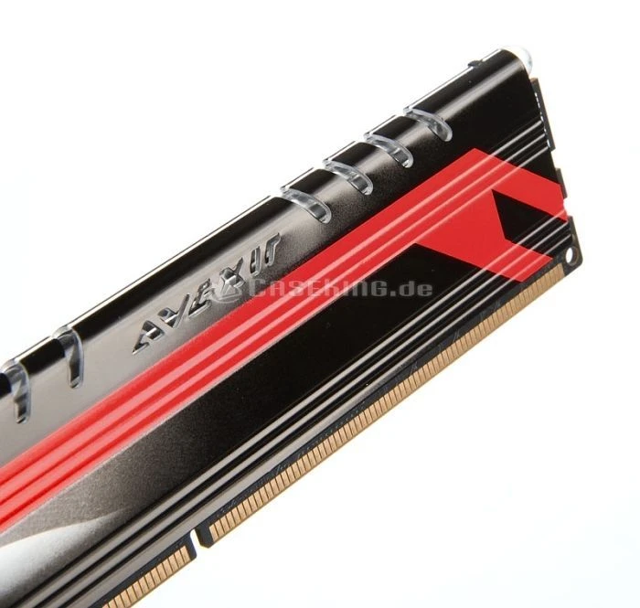 Avexir Core Series MPower Edition LED rot UDIMM 8GB Kit, DDR3-1600, CL9-9-9-24
