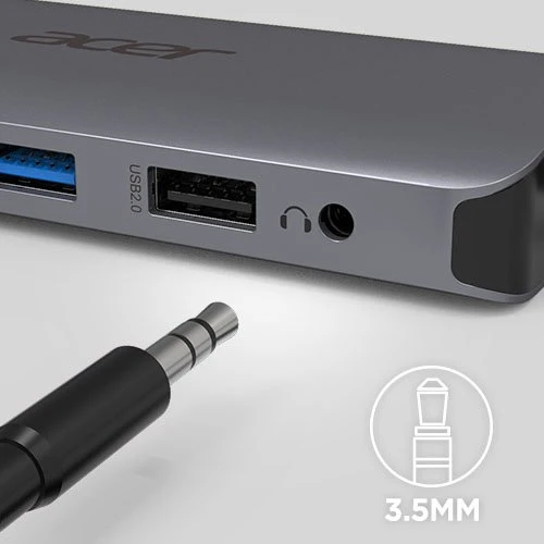 Acer 12in1 Type C dongle, USB-C 3.0 [Stecker]