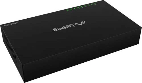 Lanberg DSM1 Desktop Gigabit Switch, 8x RJ-45