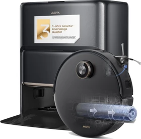 Mova Z60 Ultra Roller Complete Saug-/Wischroboter schwarz inkl. Absaug-/Reinigungsstation