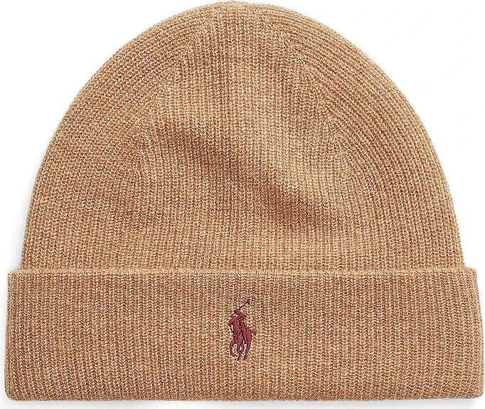 Ralph Lauren Washable Cashmere Beanie brown sugar melange