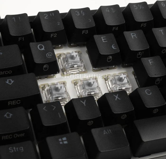 Ducky One 2 Mini RGB PBT, LEDs RGB, schwarz, MX SPEED RGB Silver, USB, US