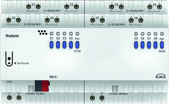Theben RM I KNX, REG, Schaltaktor mit Strommesssensor