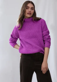 Street One Turtleneck Pullover floral pink (Damen)