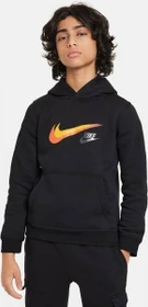 Nike Sportswear Fleece Hoodie schwarz (Junior)
