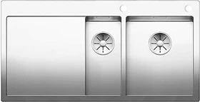 Blanco Claron 6 S-IF InFino Einbau Becken rechts mit Ablauffernbedienung edelstahl