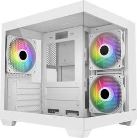 FSP S140-WA White, Glasfenster