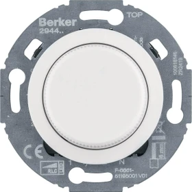 Berker Serie 1930/Glas Universal-Drehdimmer Serie, polarweiß glänzend