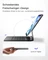 Inateck Magnetische Tastaturhülle für iPad Air 6 11"/iPad Air 5/iPad Pro 11", schwarz, DE Vorschaubild