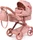 Bayer Design Kombi-Puppenwagen Xeo mit Tasche Sternchen rosa (17026AA)