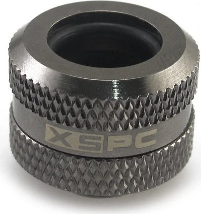 XSPC Rohranschluss G1/4" auf 14/10mm, schwarz verchromt