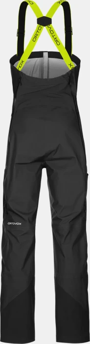 Ortovox 3L Deep Shell Bib Hose lang black raven (Herren)