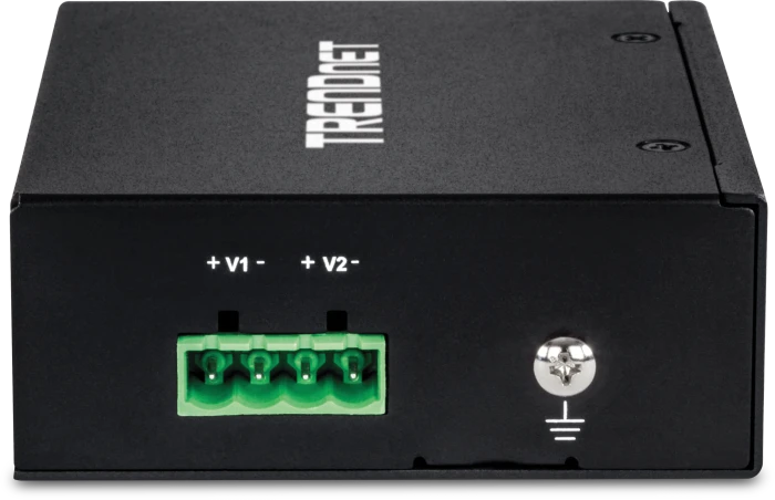 TRENDnet Industrial Railmount Gigabit PoE-Injektor, 2x RJ-45, 90W PoE++