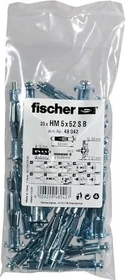 fischer HM 5x52 S B Hohlraum-Metalldübel Schrauben/Dübel-Sortiment, 20 Stück