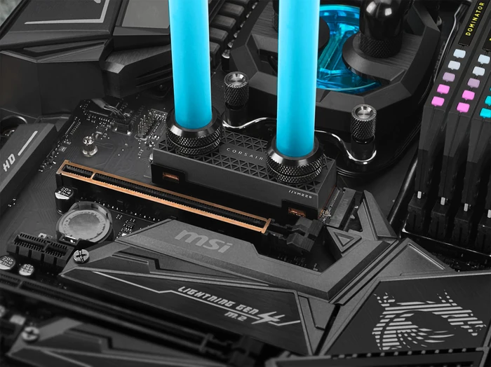 Corsair Hydro X Series XM2 M.2 SSD Water Block - Black