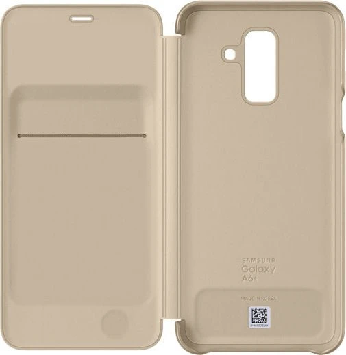 Samsung Flip Wallet für Galaxy A6+ (2018) gold