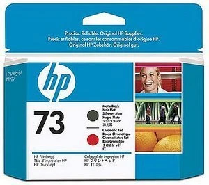HP Druckkopf 73 schwarz matt/chromatisch rot