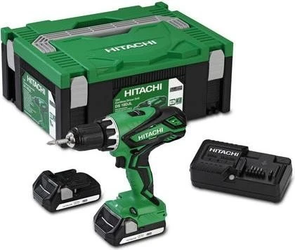 Hitachi DS18DJL Akku-Bohrschrauber inkl. Koffer + 2 Akkus 3.0Ah