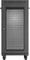 Lanberg 19" Rackschrank 24HE, LCD, freistehend, Flat Pack, V2, Gitternetztür, IP20, RAL 9004, 600mm tief Vorschaubild