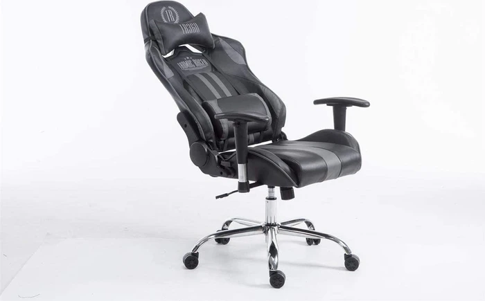 CLP Racing Limit Kunstleder Gamingstuhl , schwarz/grau