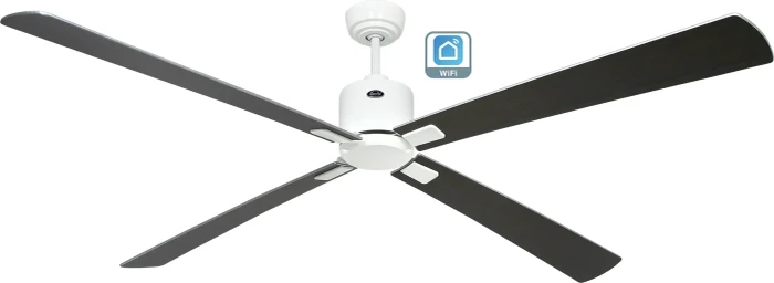 CasaFan Eco Neo III 180 WE-WN/SI WiFi Deckenventilator silber/wenge/weiß