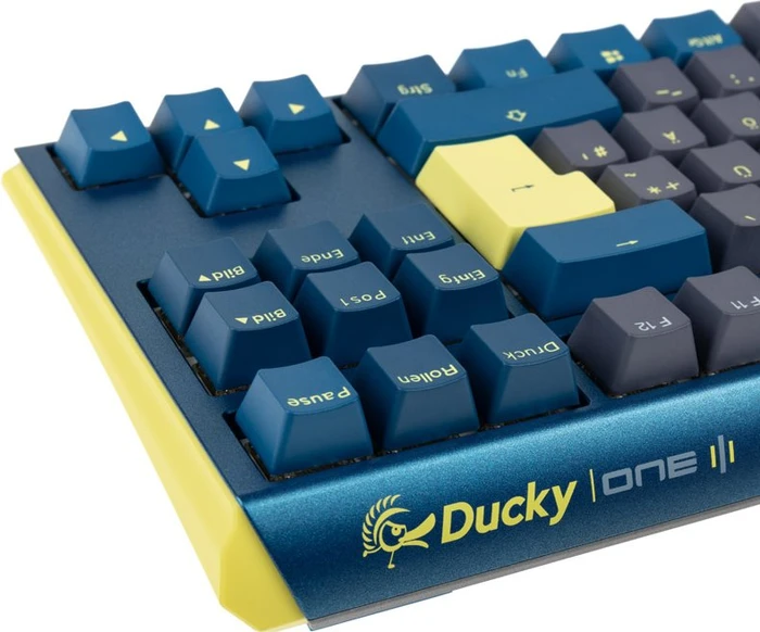 Ducky One 3 DayBreak TKL PBT blau, LEDs RGB, MX RGB BLACK, USB, DE