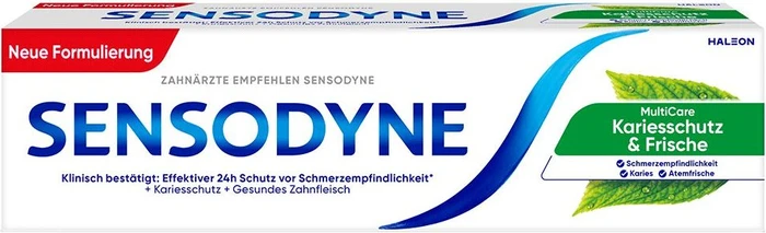 Sensodyne MultiCare Kariesschutz & Frische Zahncreme, 75ml
