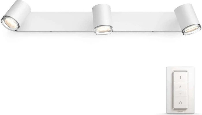 Philips Hue White Ambiance Adore Spot 3-flammig weiß