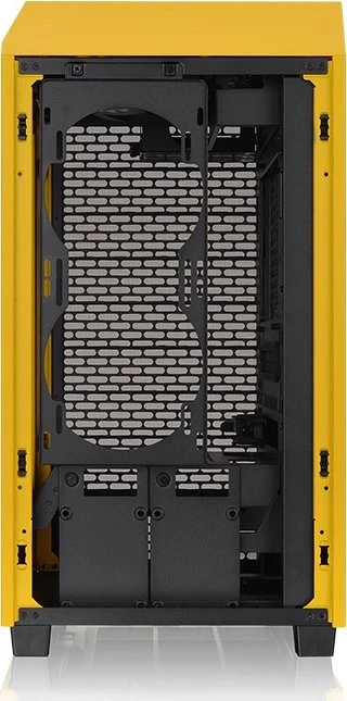 Thermaltake The Tower 200 Bumblebee, gelb, Glasfenster, Mini-ITX