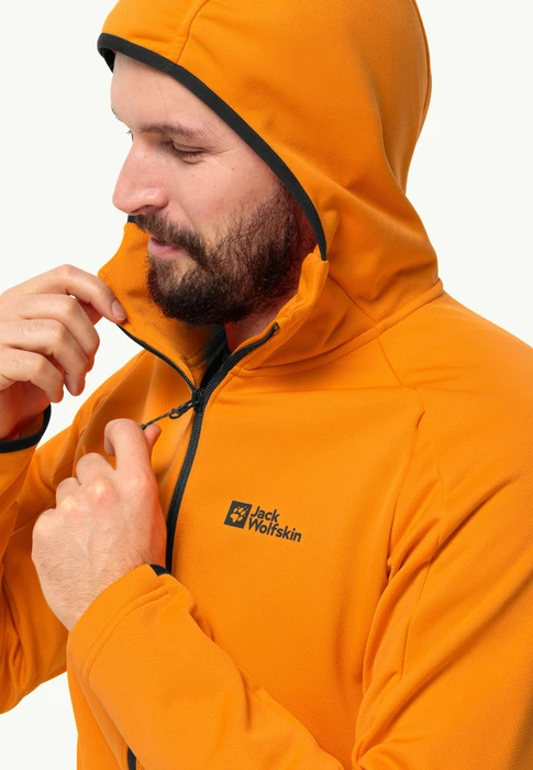 Jack Wolfskin Alpgrat Hooded FZ Jacke dragon fire (Herren)
