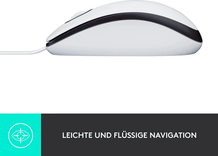 Logitech M100 Refresh 2022 Optical Mouse weiß, USB