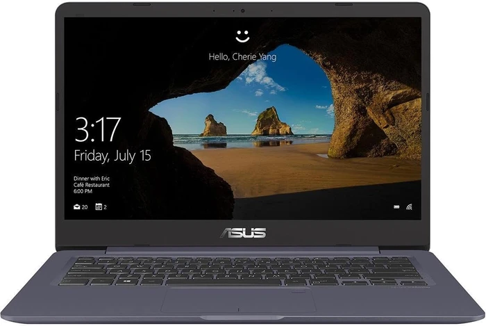 ASUS VivoBook S14 S406UA-BV023T, Star Grey-Red, Core i5-8250U, 8GB RAM, 256GB SSD, DE