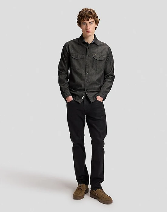 Lee 101 Heritage Workwear Relaxed Hemd langarm into the night (Herren)