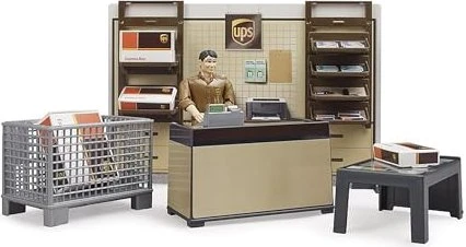 BRUDER bworld UPS Paketshop Image