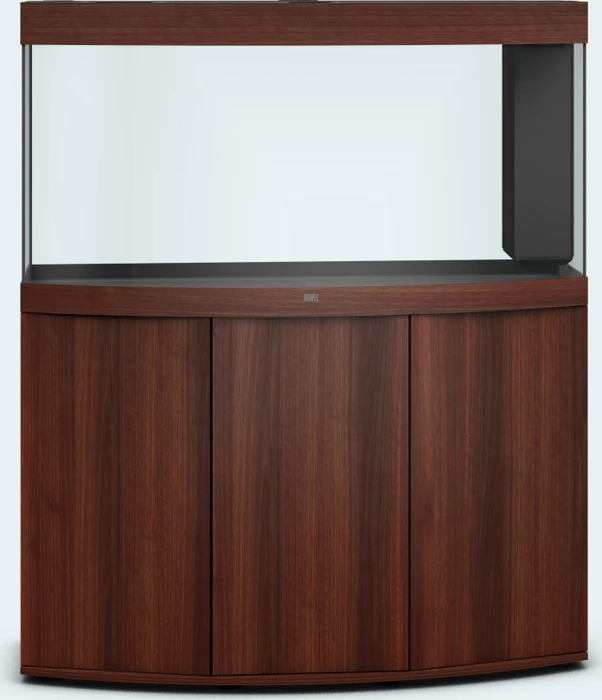 Juwel Vision 260 LED Aquarium-Set mit Unterschrank, dunkles Holz/dunkles Holz, 260l