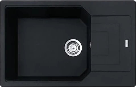 Franke Urban UBG 611-78 XL Einbau Becken reversibel mit Ablauffernbedienung black matt