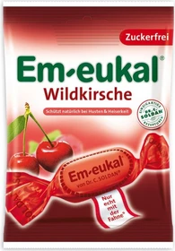 Soldan Em-eukal Wildkirsche zuckerfrei Hustenbonbons, 75g