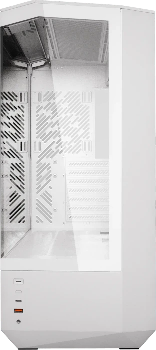 DarkFlash DY460 White, Glasfenster