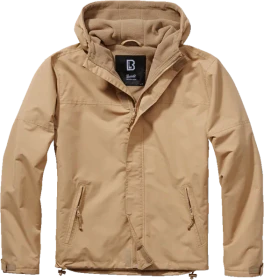 Brandit Windbreaker Frontzip Jacke camel (Herren)