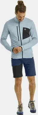 Ortovox Fleece Grid Funktionsjacke glacier grey (Herren)