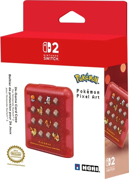 Hori 24 Spiele Kartenetui Pokemon Pixel red (Switch 2)