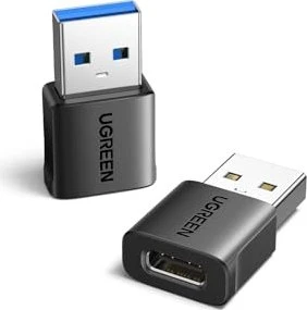 Ugreen USB-Adapter, USB-C 3.1 [Buchse] auf USB-A 3.1 [Stecker], 2er-Pack